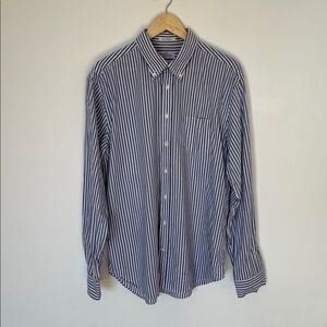 Gant Rugger 1973 Archives Blue & White Pinstripe Button Down 100% Cotton